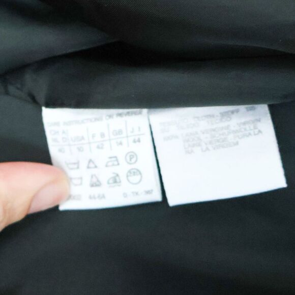 Max Mara Women's Double Breasted Blazer Italian Wool, Black - 10 - Picture 8 of 8